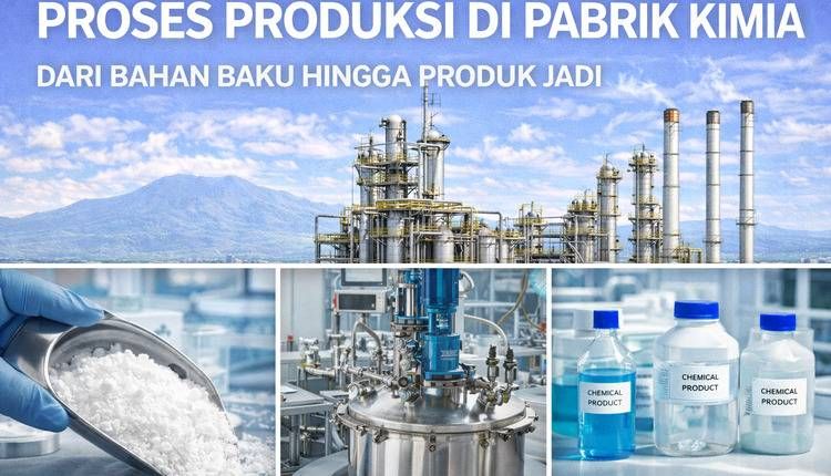 Proses Produksi di Pabrik Kimia dari Bahan Baku hingga Produk Jadi